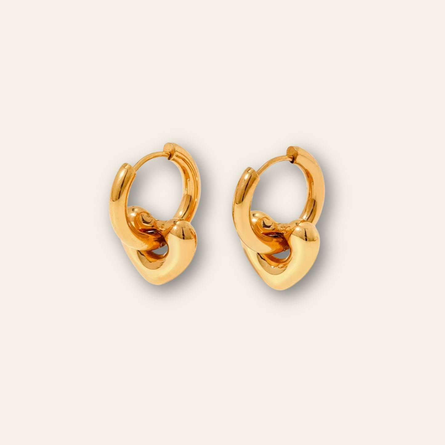 THE BRIT BUBBLE HEART HOOPS