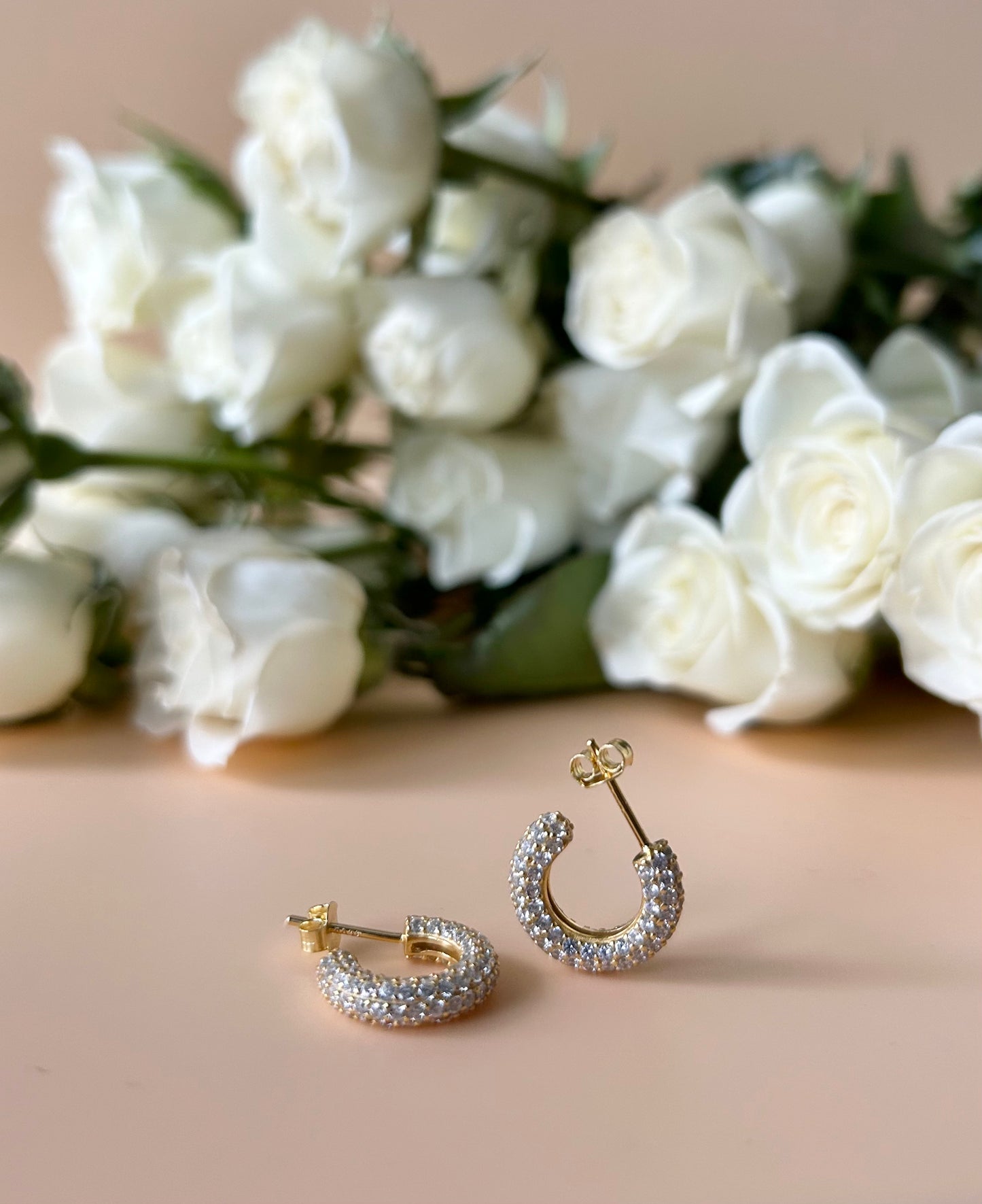 THE JUNE PAVÉ HOOPS