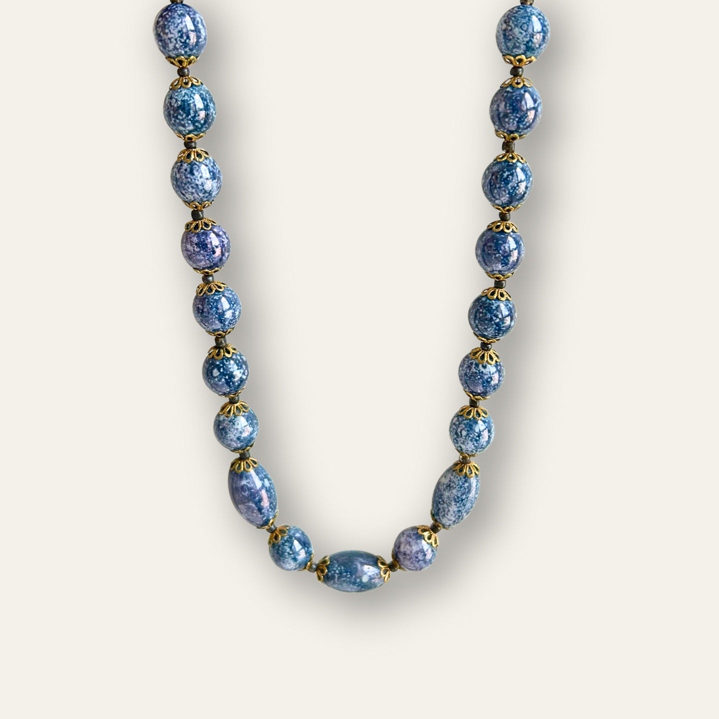 THE BLEU DE MERLE STATEMENT NECKLACE (VINTAGE MID-CENTURY)