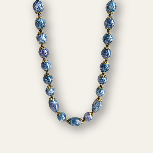 THE BLEU DE MERLE STATEMENT NECKLACE (VINTAGE MID-CENTURY)